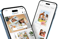 Freisteller von zwei Handys mit der Pixum App  Freisteller von zwei Handys mit der Pixum App